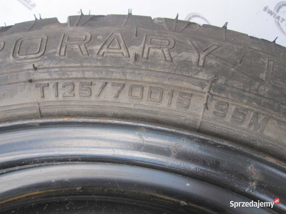 NISSAN koło dojazdowe 1257015 95M 4x100 ET40