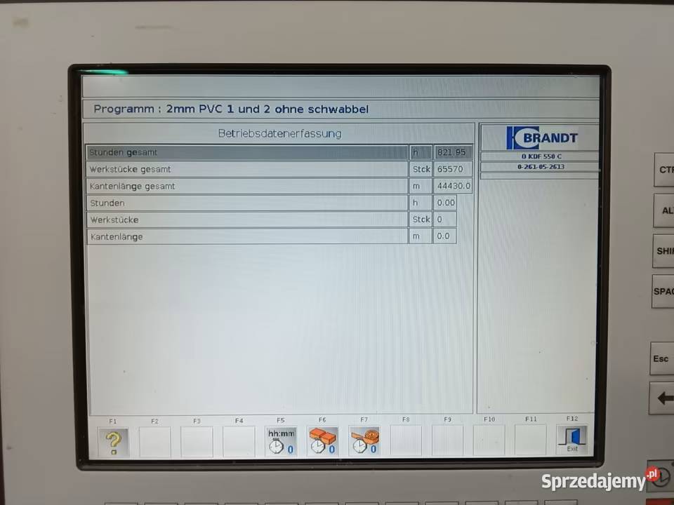 Okleiniarka Brandt KDF 550 nowa łódzkie Tomaszów Mazowiecki