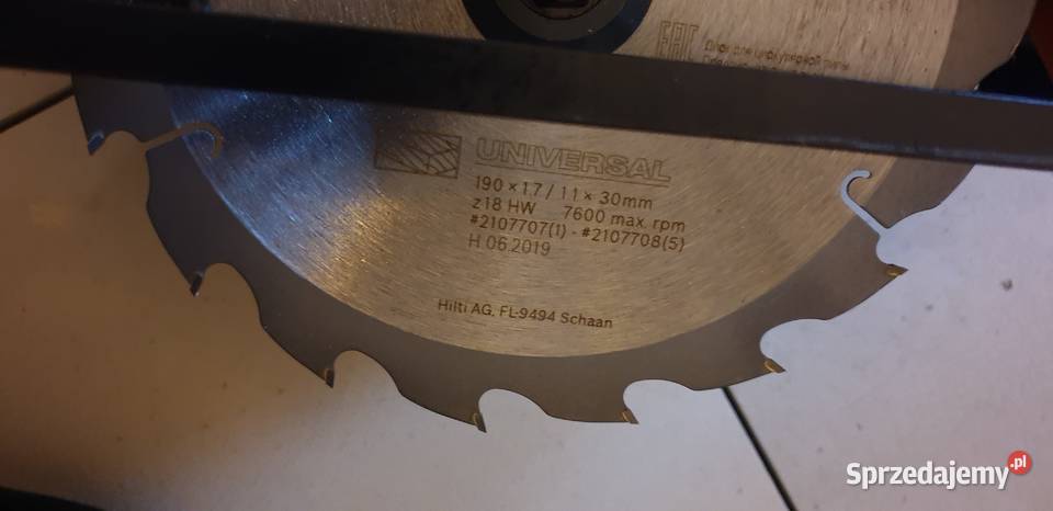 Piła HILTI zagłębiarka powystawowa 230V Gorzów Wielkopolski