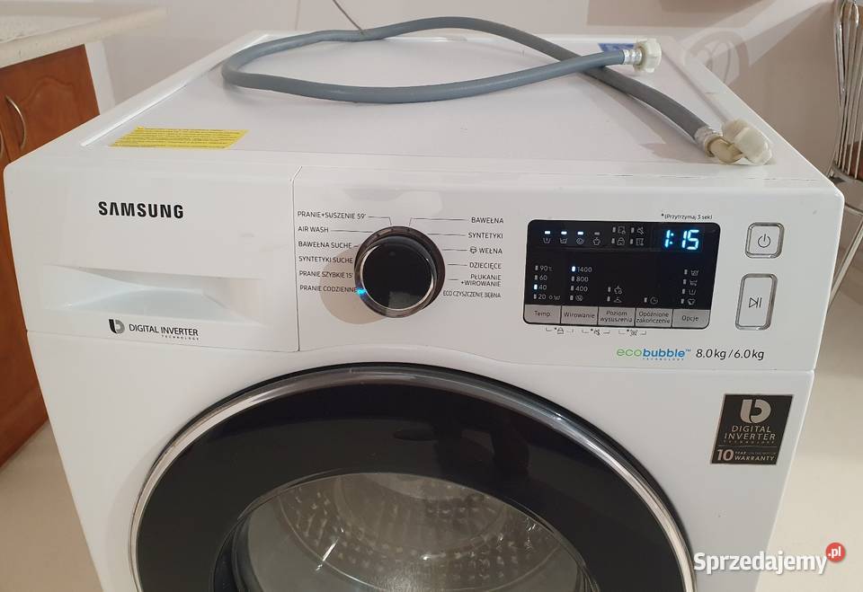 Pralkosuszarka Samsung WD80M4443JW 86 nowa Suwałki