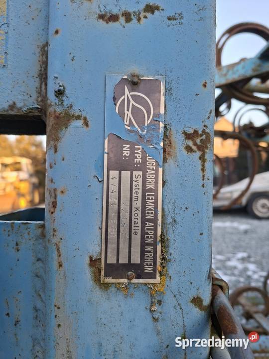 Agregat uprawowy LEMKEN KORALLE560m łódzkie Bolesławiec