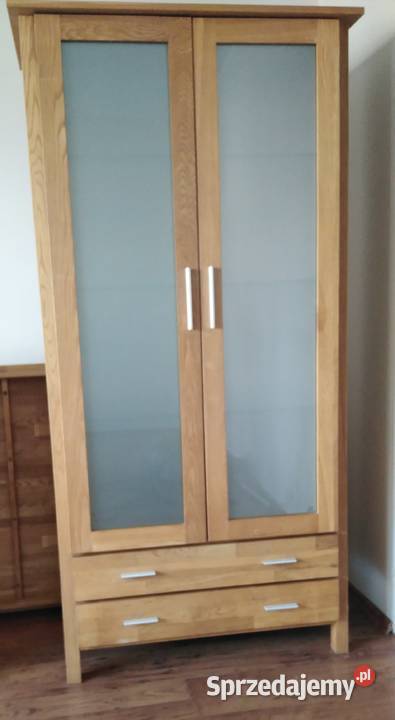 Witryna JYSK SILKEBORG olejowane drewno dąb 90cm