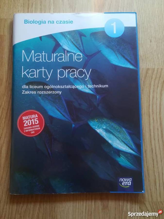 Biologia Na Czasie Maturalne Karty Pracy 1 Zakres Rozszerzony Odpowiedzi Biologia na czasie 1- Maturalne karty pracy Opole - Sprzedajemy.pl