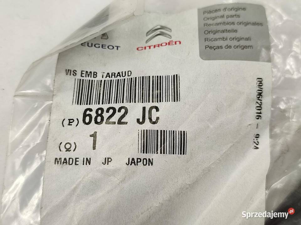 ŚRUBA GŁOWICY CYLINDRÓW 8 CITROEN C1 II 10 VTi