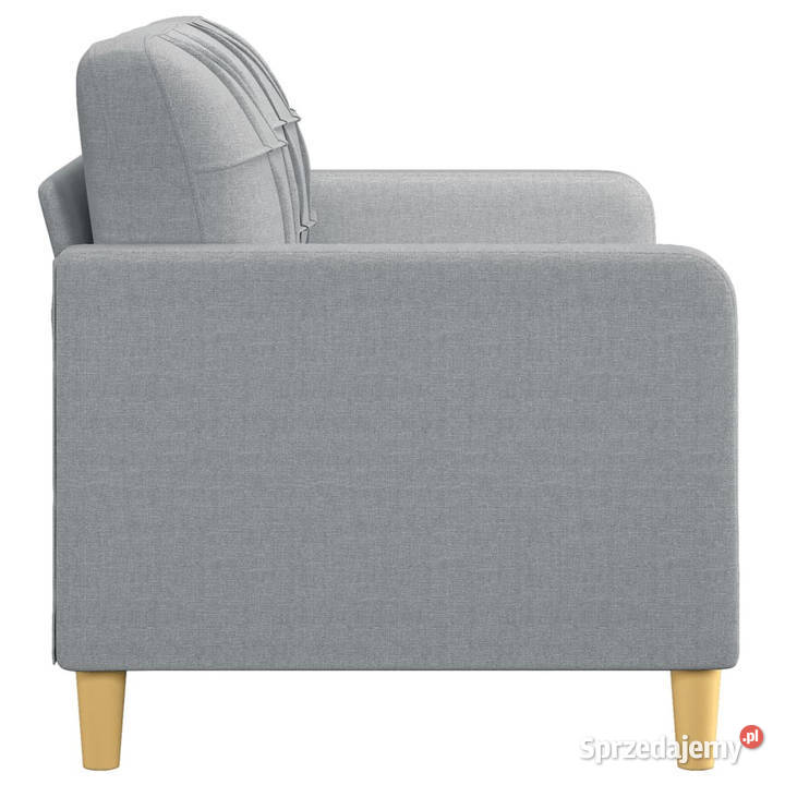 Sofa 2osobowa jasnoszara 140 tapicerowana Warszawa