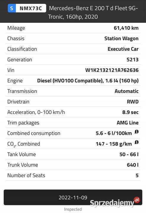 SILNIK Mercedes C205 W205 A205 16 CDI 160