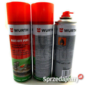 WURTH Rost off PLUS ODRDZEWIACZ 300 ML smarujący Biały Kościół