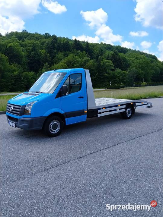 Autolaweta VW Crafter ładna zadbana niski nieuszkodzony Volkswagen Samochody dostawcze małopolskie