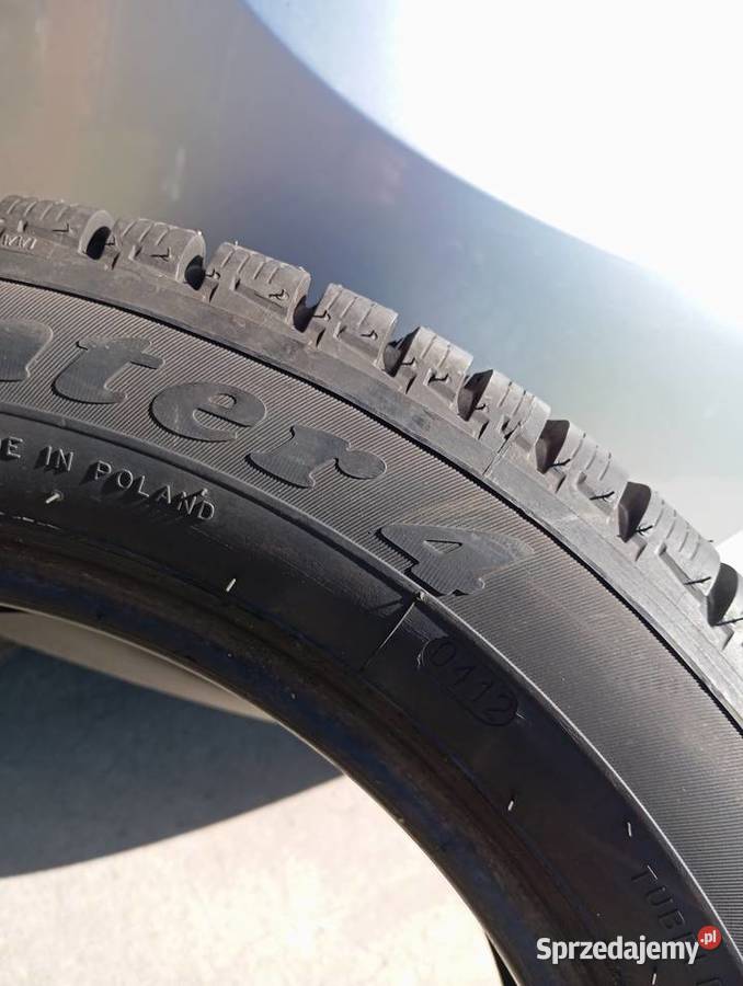 Opony zimowe 20555 R16 8mm bieżnik Samochodowe świętokrzyskie Staszów sprzedam