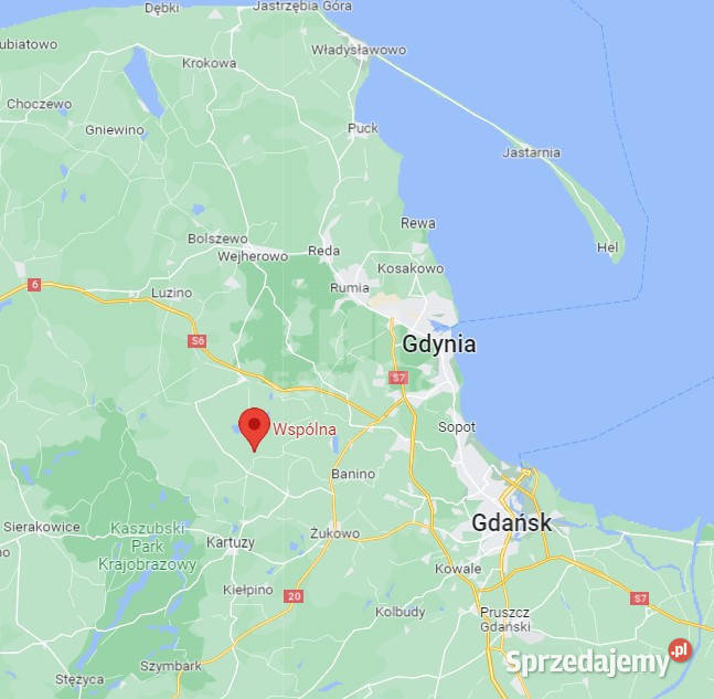 sprzedaży gruntu Rąb Wspólna 16317m2 pomorskie