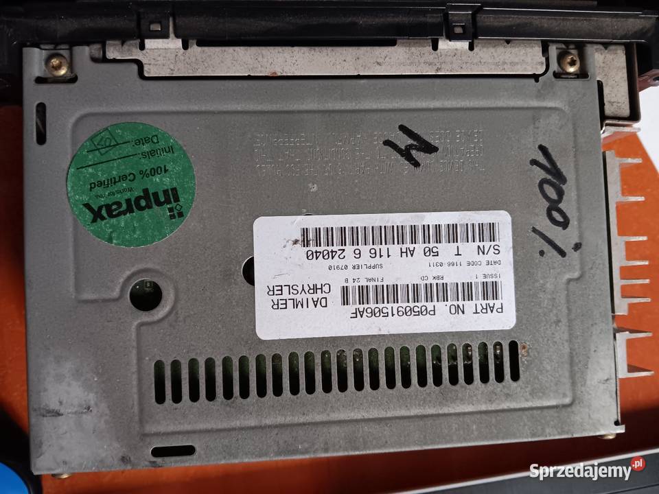 RADIO CD CHRYSLER GVDODGE GC 0107 R Kawnice