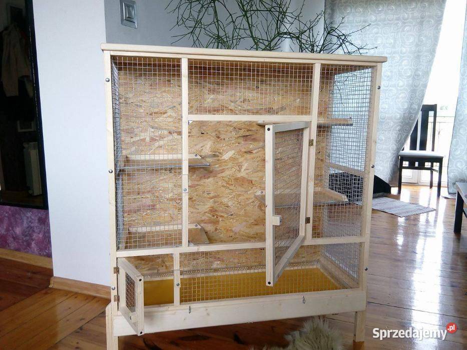 Klatki Klatka drewniana gryzoni koszatniczki sprzedam