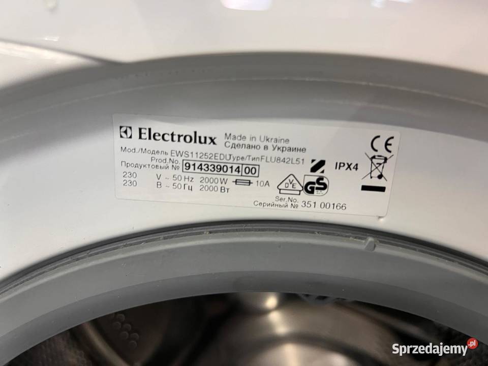 Pralka Electrolux EWS11252EDU super Slim 5 1200 Warszawa