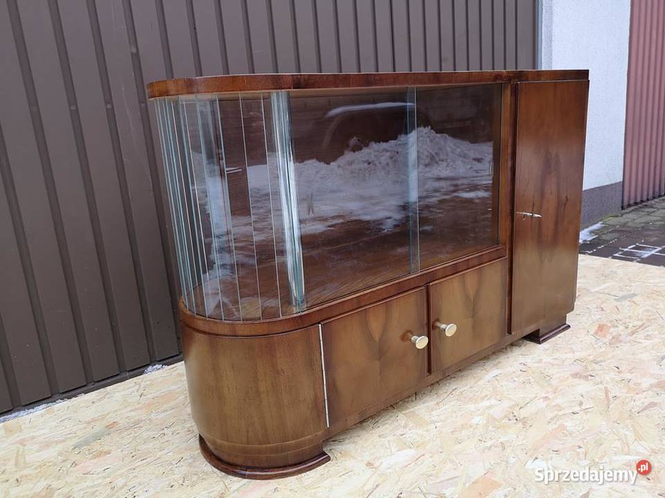 Barek Szafka Stolik Art Deco OrzechUnikat Stary Swarzędz