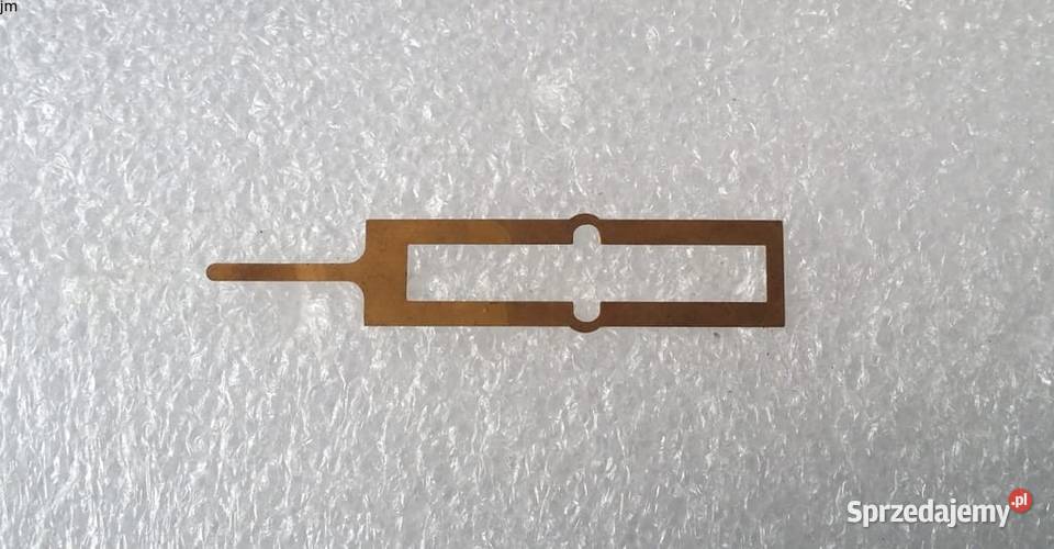 Blaszka kontaktowa do lokomotyw E 94 produkcji Kraków