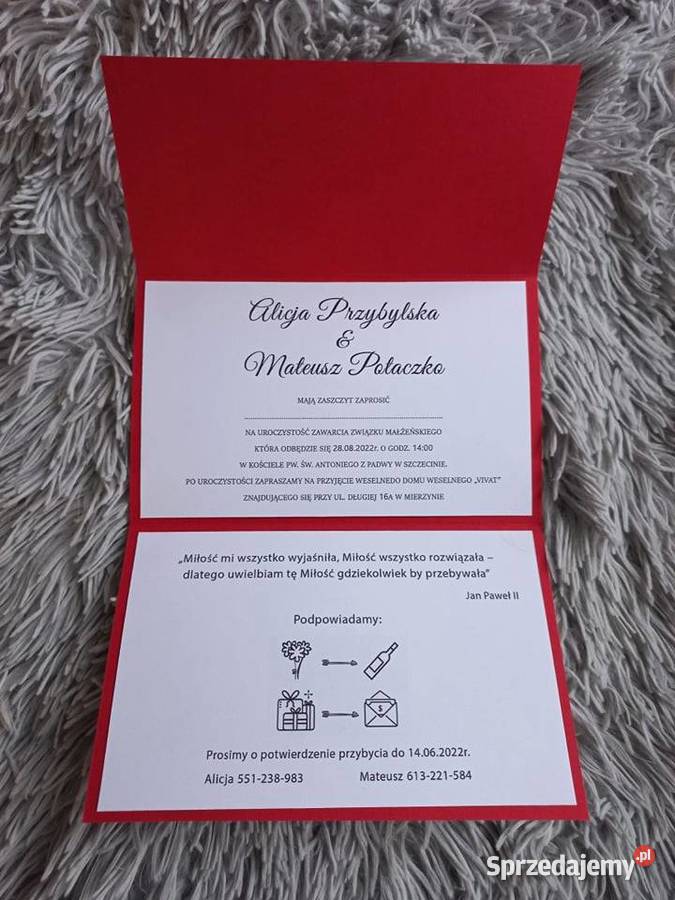 Niestandardowe zaproszenia eventowe Koszalin