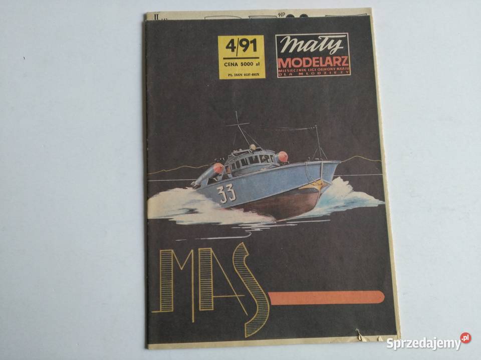 Mały Modelarz 41991 Włoski Kuter Torpedowy Mas Dąbrowa Górnicza