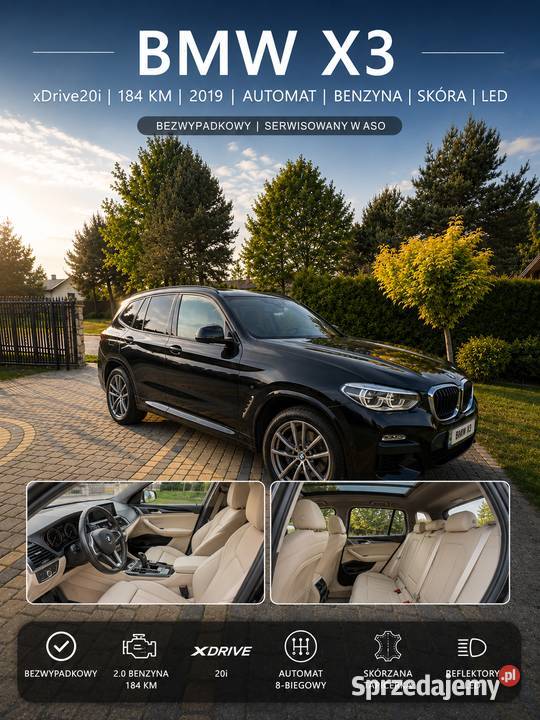 BMW X3 z polskiego salonu 2019