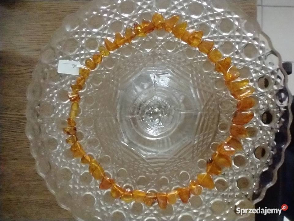 Naszyjnik bursztyn bałtycki rękodzieło Łódź sprzedam