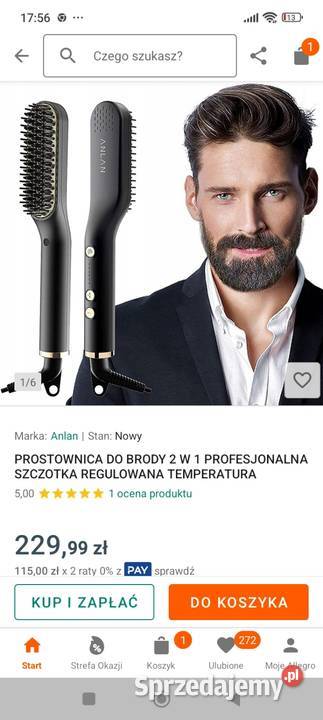 Prostownica do brody i wąsów 2 w 1 Nowy Olszyna