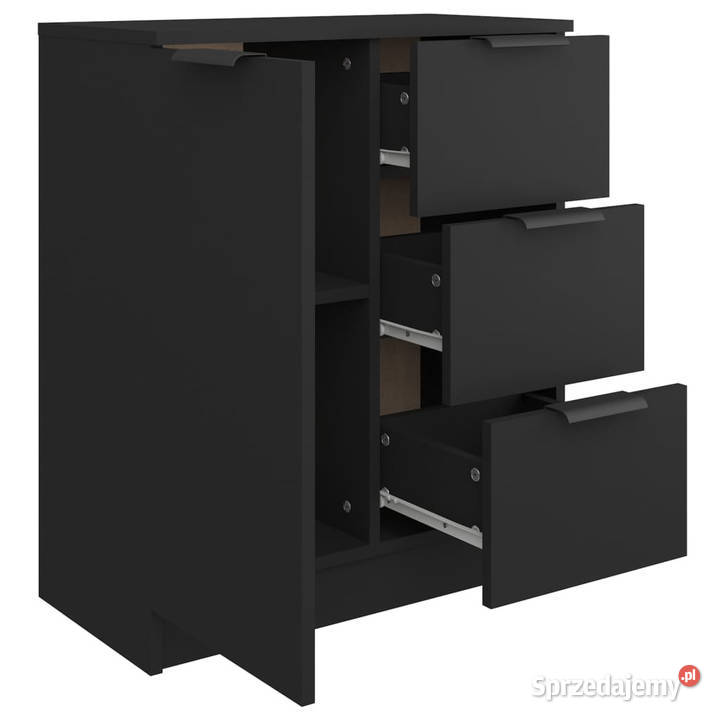 Szafka czarna 60x30x70 materiał drewnopochodny Warszawa