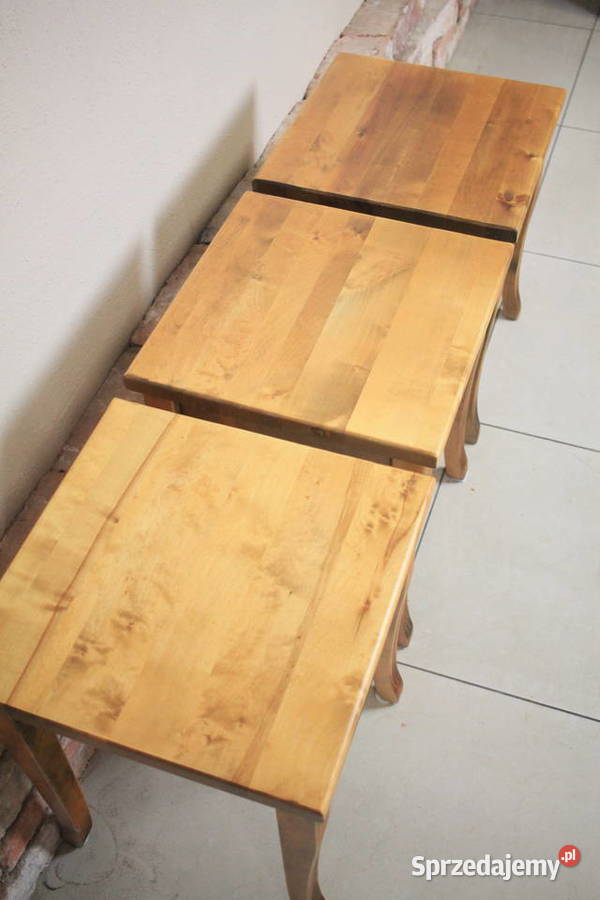 Taboret lite drewno piękne wykonanie śląskie Pszczyna