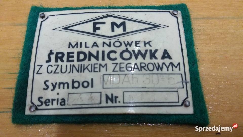 Średnicówka zegarowa MDAh 3050 FM Milanówek Chorzów