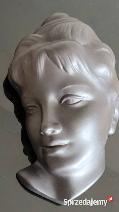 Kolekcjonerska ceramiczna maska relief model Kraków