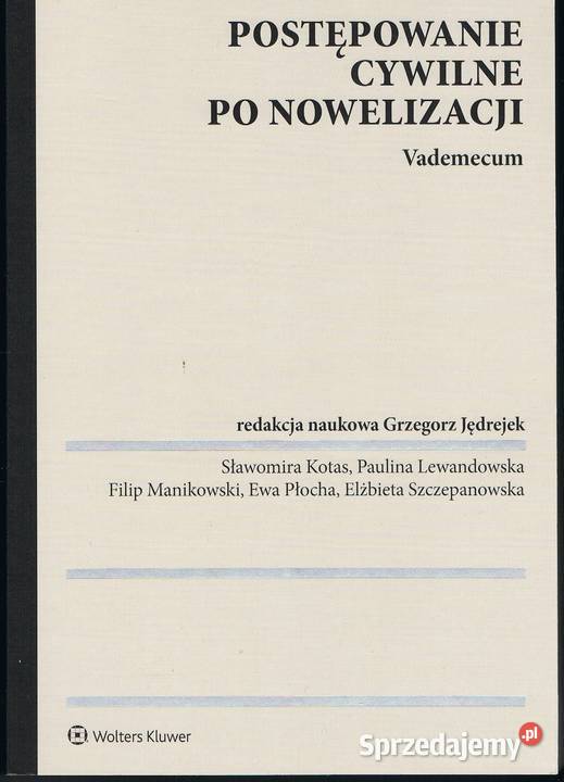 Postępowanie cywilne nowelizacji