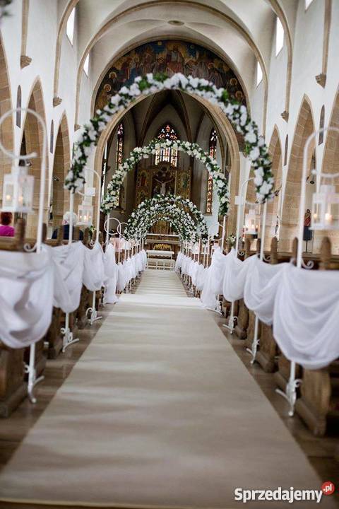 ślubna dekoracja kościoła Obsługa imprez wielkopolskie Poznań obsługa imprez