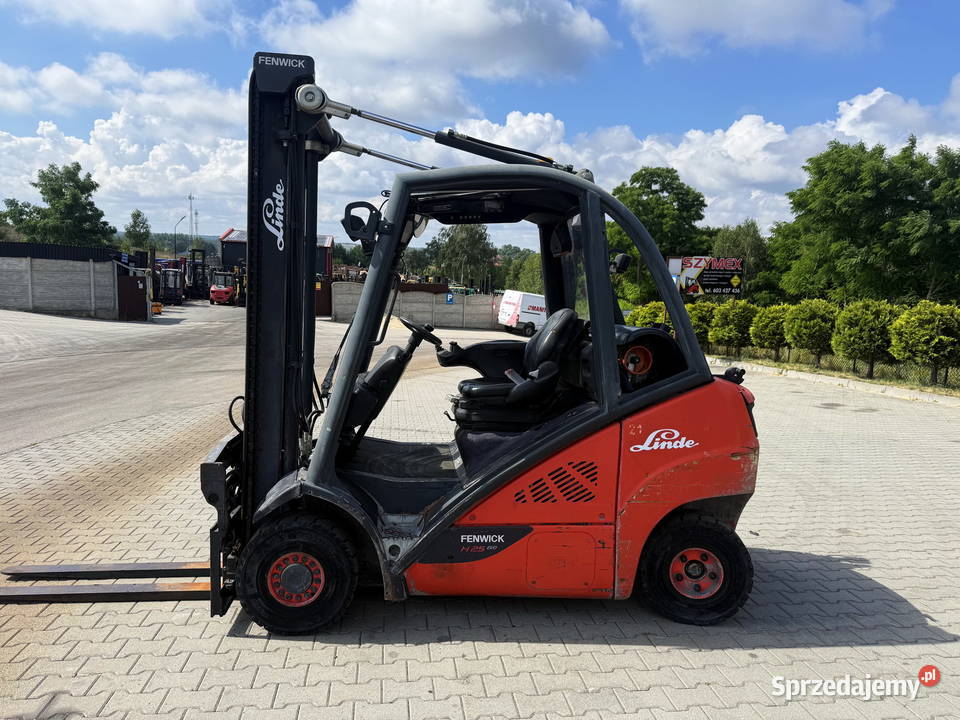 wózek widłowy LINDE H25T02 LPG 2500 400m przesuw Wózki widłowe Działoszyn sprzedam