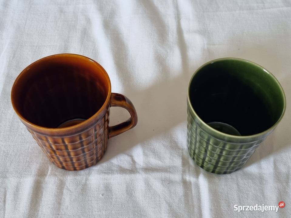 Kubek kratka Irena Pruszków z uchem i bez 2