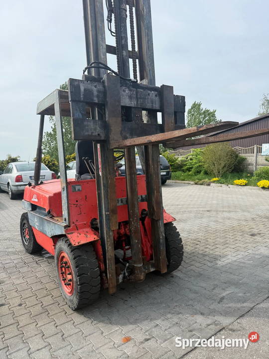 wózek widłowy LINDE H40D DEUTZ diesel 4000 wys Działoszyn sprzedam