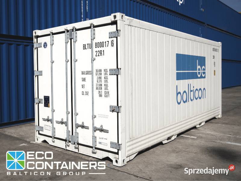 Kontener morski 20 RF na wynajem używany Olsztyn sprzedam