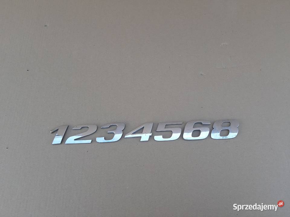 MERCEDES ACTROS ATEGO NUMER EMBLEMAT CYFRA Trzciel sprzedam