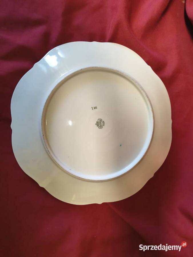 Antyczna patera porcelanowa Carl Tielsch Sorau Chorzew