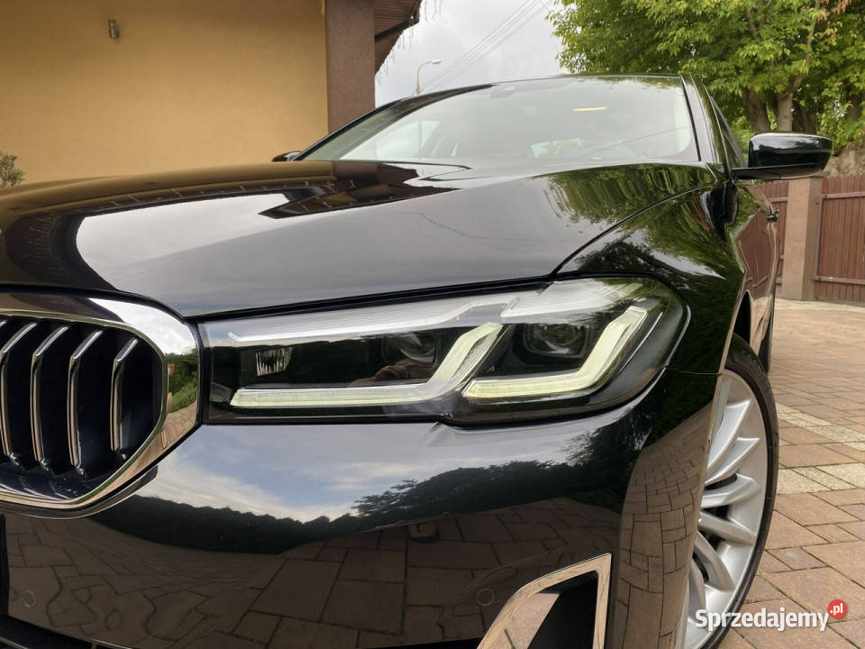 BMW 520 I Wł Krajowy Luxury Line Bezszkodowy 100 podgrzewane fotele Pruszków