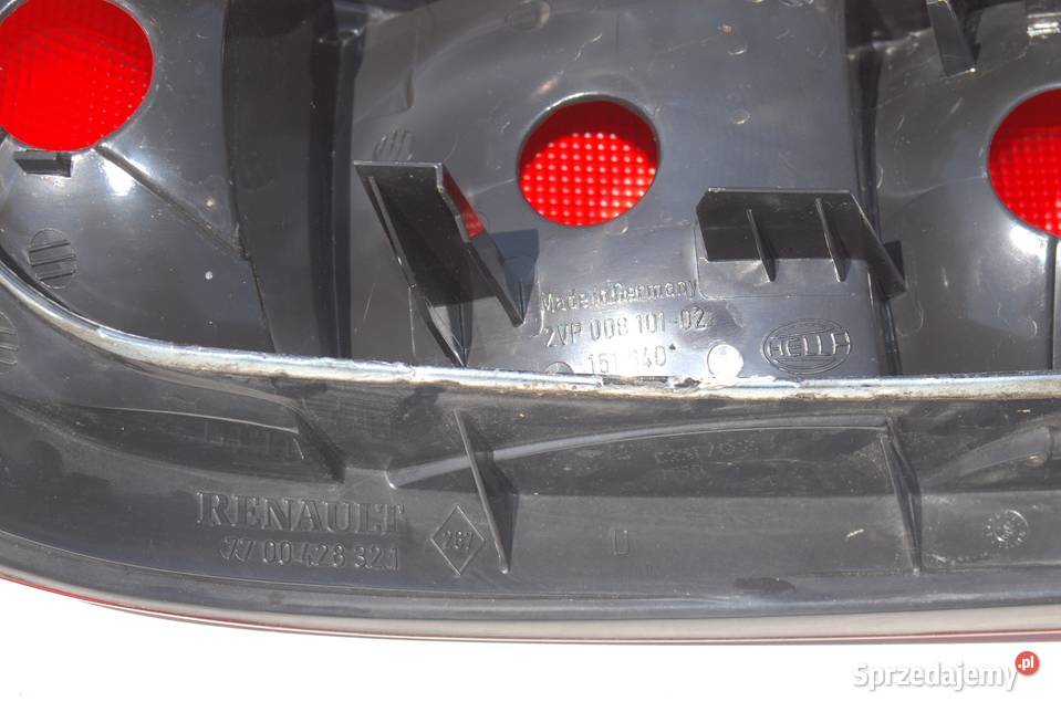Lampa prawa prawy tył tylna klosz Renault Megane sprzedam