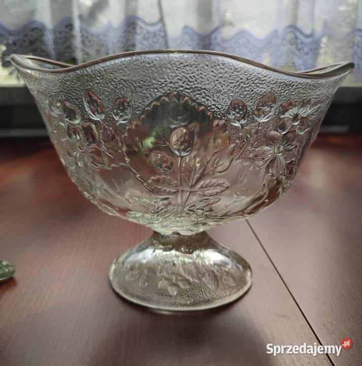 PRL szkło 3 sztuki Warszawa