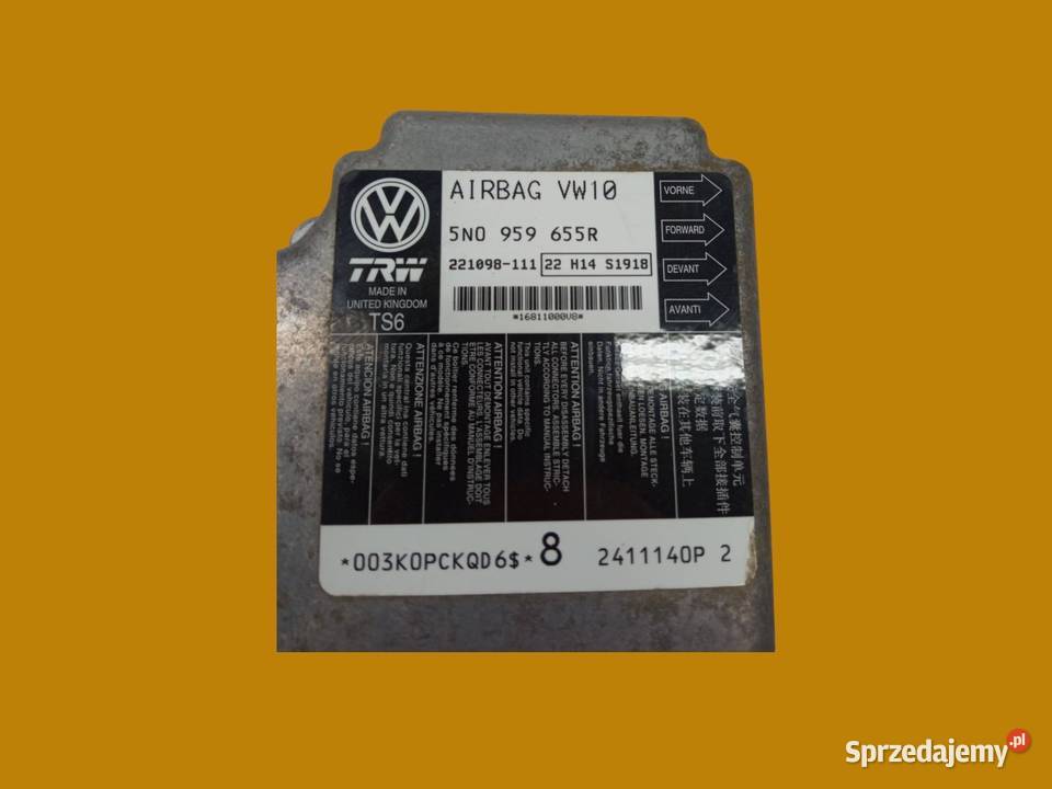 SENSOR AIRBAG 5N0959655R Seat Leon II 20052012 sprzedam