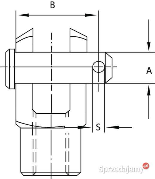 Sworzeń 11 x 54 x 470 143420H1154470 Kamionna