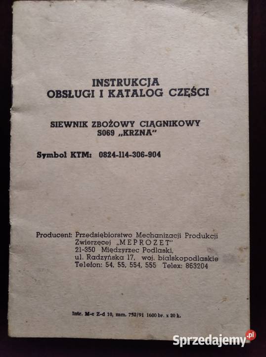 Siewnik zbożowy świętokrzyskie Raków