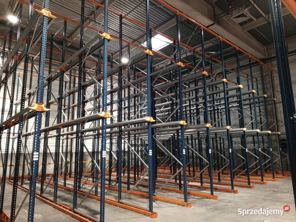 REGAŁY WJEZDNE DRIVEIN MECALUX 676 miejsc Wrocław