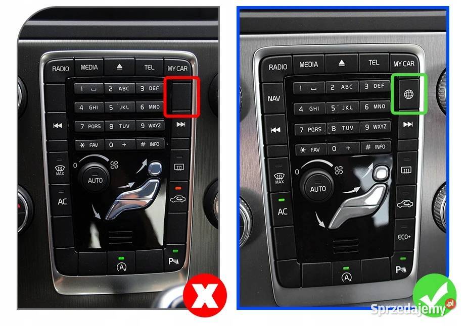 VOLVO Mapa 2025 Sensus Globus Europa S60 S80 V40 Lublin sprzedam
