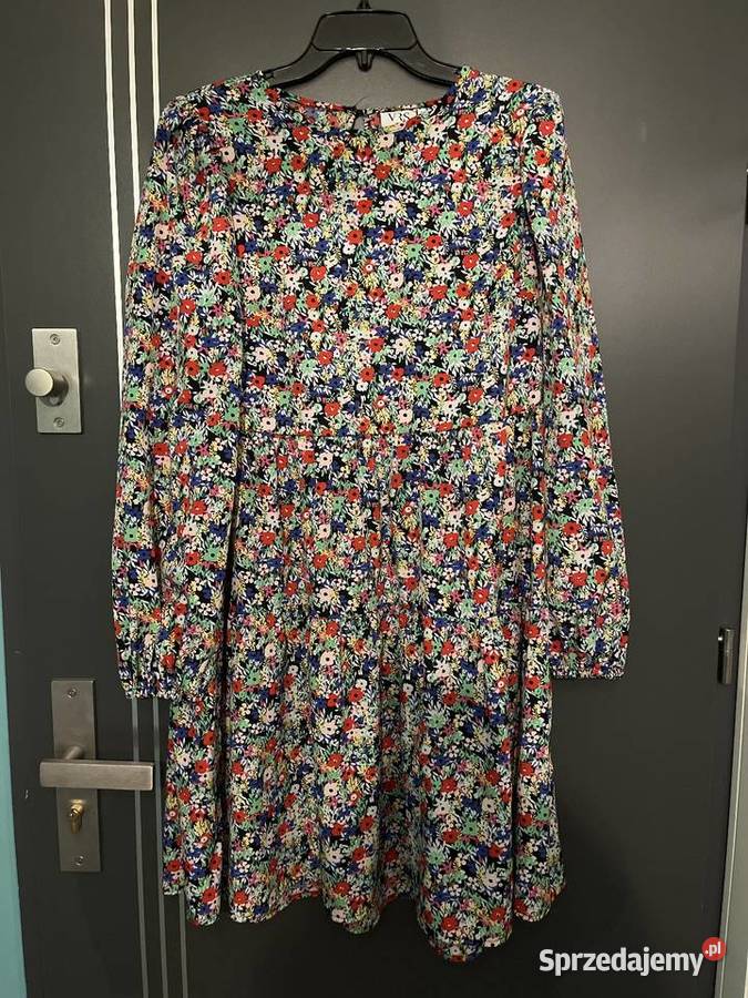 Vrs fashion sukienka modny wzór kwiaty floral zachodniopomorskie Choszczno sprzedam
