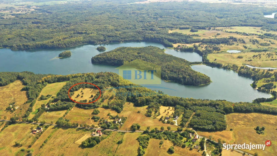 Działka 3087m2 jeziorem Komorze Kuszewo