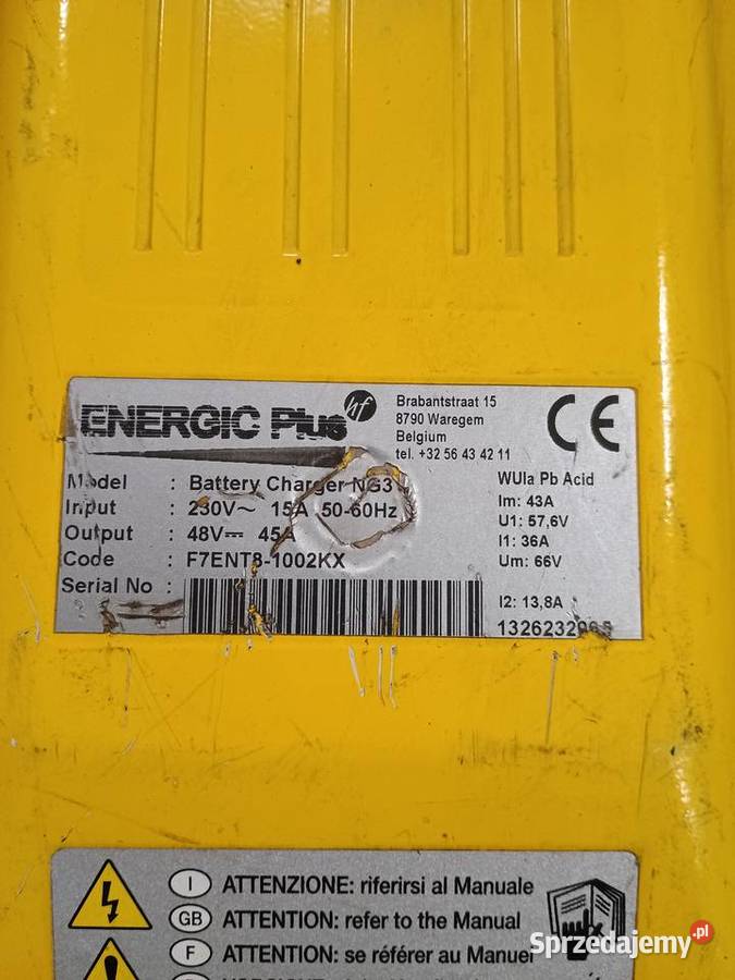 Ładowarka ENERGIC PLUS 48V Haulotte Genie JLG Żywiec