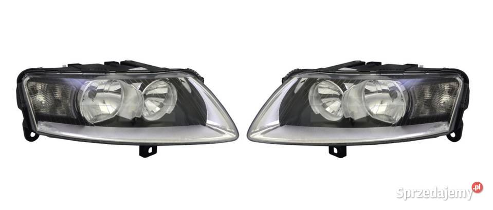Audi A6 C6 0811Reflektor przedni lampa przednia Lampy przednie Łódź