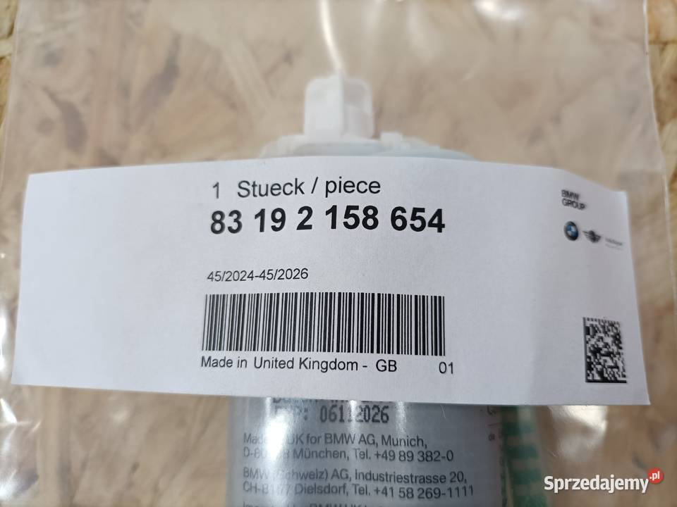 BMW KLEJ DO NADWOZIA K5 83192158654 osobowe Pleszew