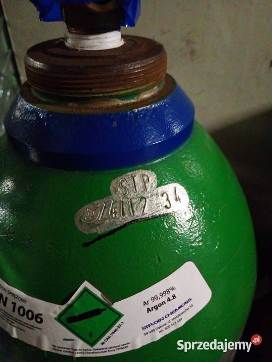 Butla Argon 40L z legalizacją Dwutlenek węgla Pozostałe Przytyk